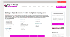 Desktop Screenshot of mijnslipje.com